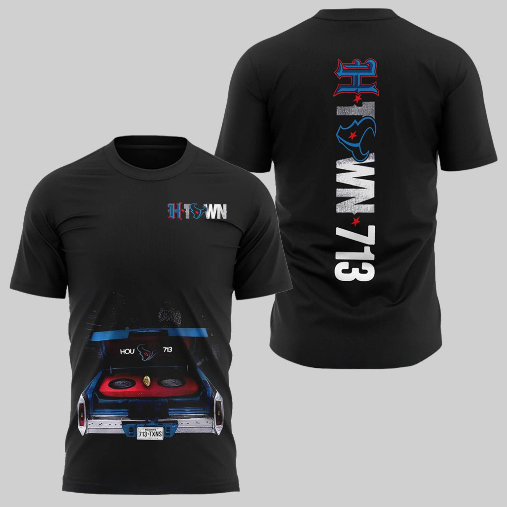 Houston Texans Special New 713 Day H-Town T-Shirt Houston Texans Merch Gifts For Him-1