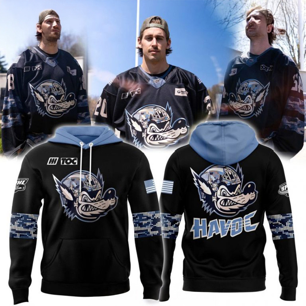 Huntsville Havoc Military Night Limited Hoodie Huntsville Havoc Merch Top 10 Father's Day Gifts-1