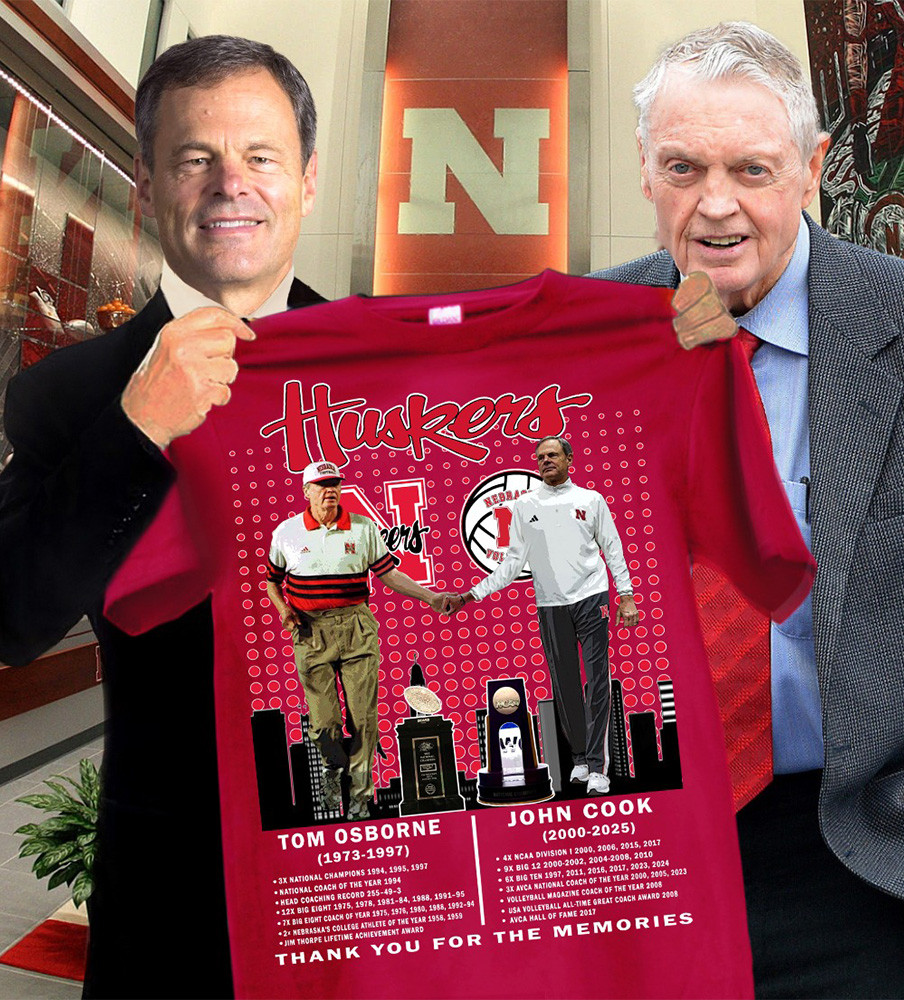 Huskers Tom Osborne And John Cook Thank You For The Memories Shirt Gifts For Fan-1