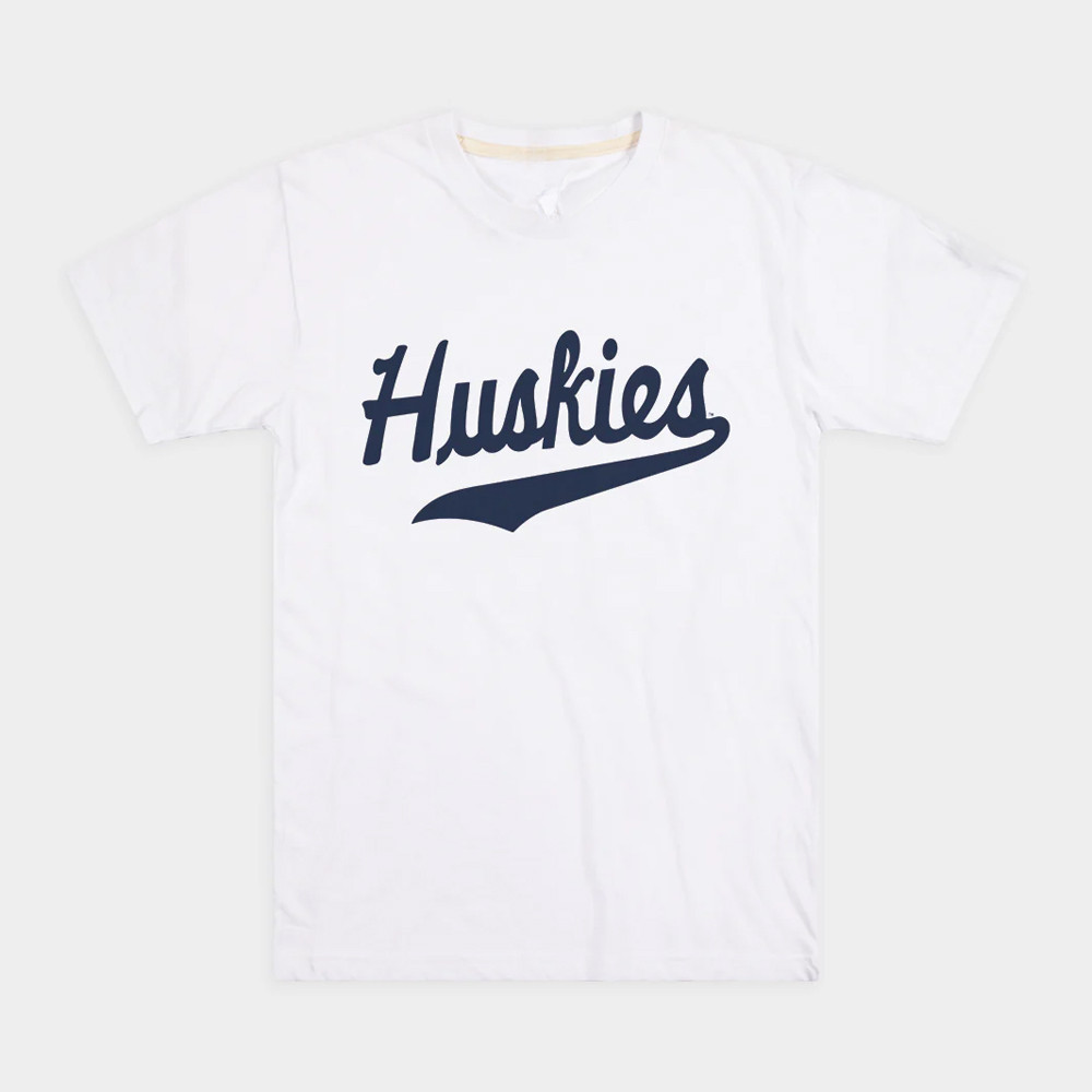 Huskies Baseball T-Shirt Gifts For Baseball Fans-1