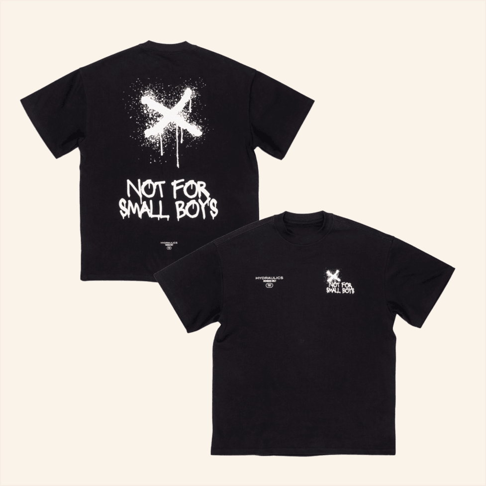 Hydraulics Merch Hydraulics Not For Small Boys Black T-Shirt Gifts For Fans Gifts For Him-1