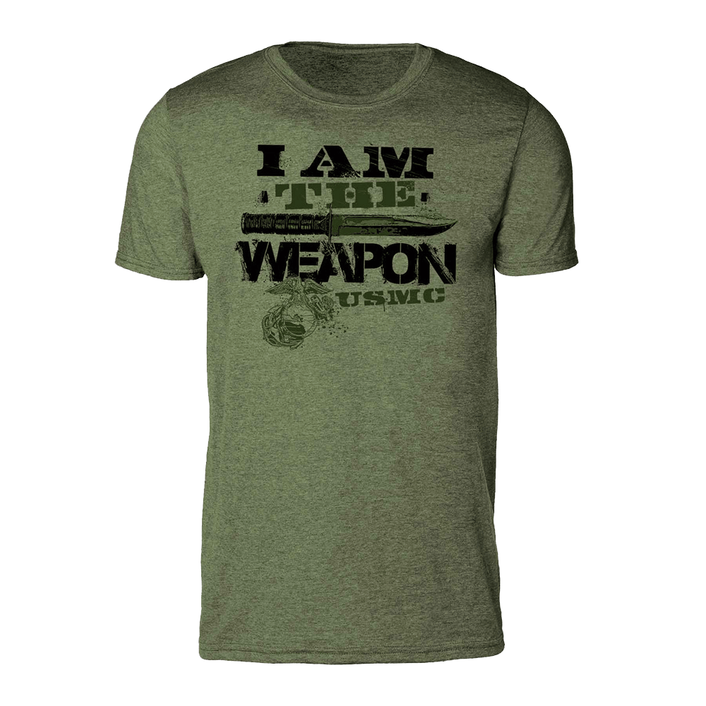 I Am The Weapon Shirt Usmc T-Shirt Father'SsDay Gifts For Grandpa-1