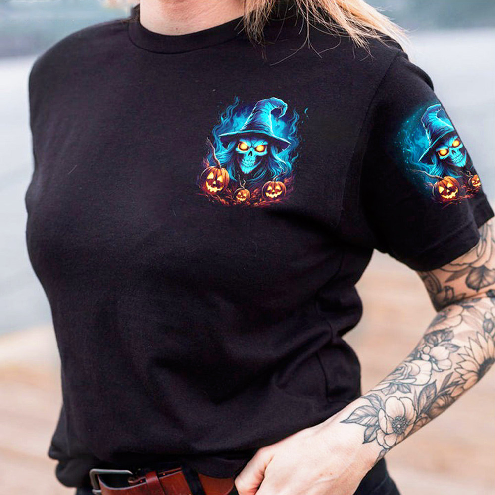 I Didn't Become A Witch Shirt Halloween Graphic Tees Halloween Party Gifts-1