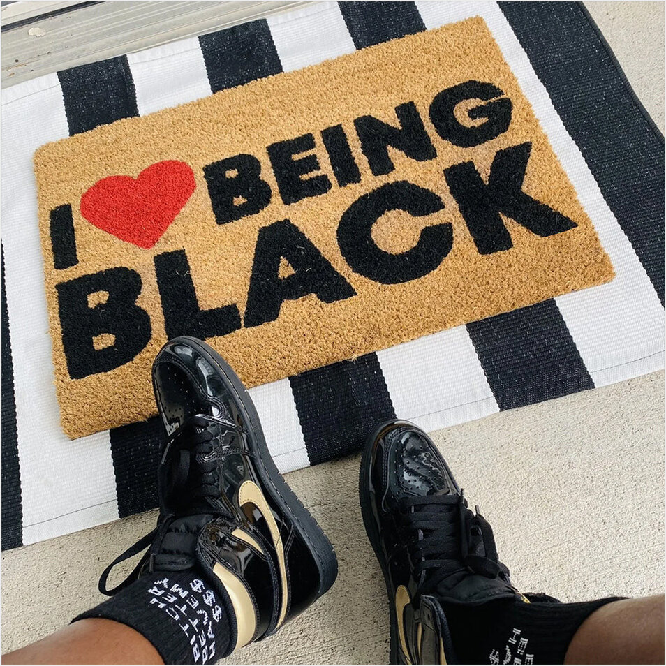 I Love Being Black Doormat Black History Month African American Gifts Gifts For Friends-1