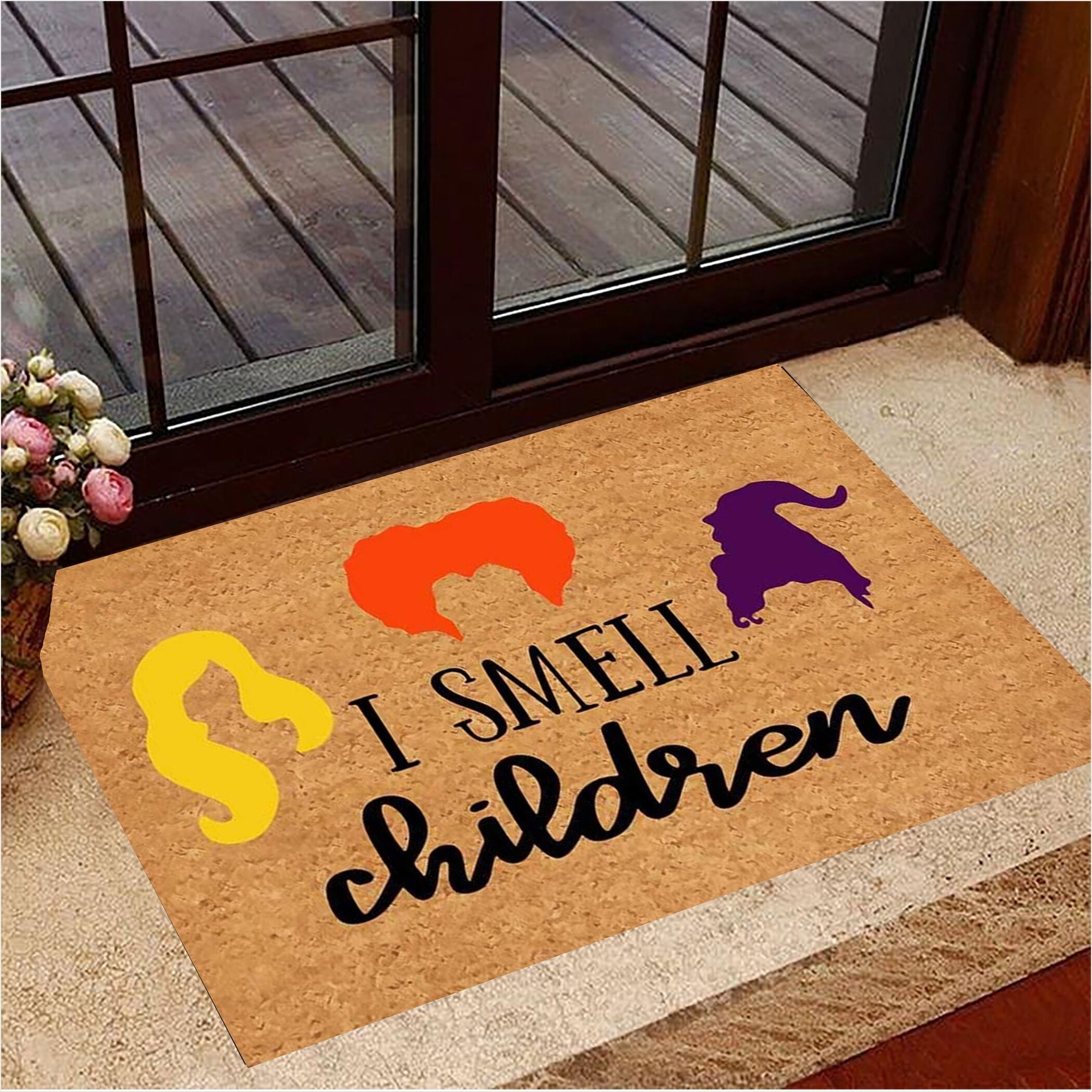 I Smell Children Halloween Mat Doormat Hocus Pocus Halloween Floor Mat Decorative Gifts For BFF-1 I Smell Children Halloween Mat Doormat Hocus Pocus Halloween Floor Mat Decorative Gifts For BFF-1
