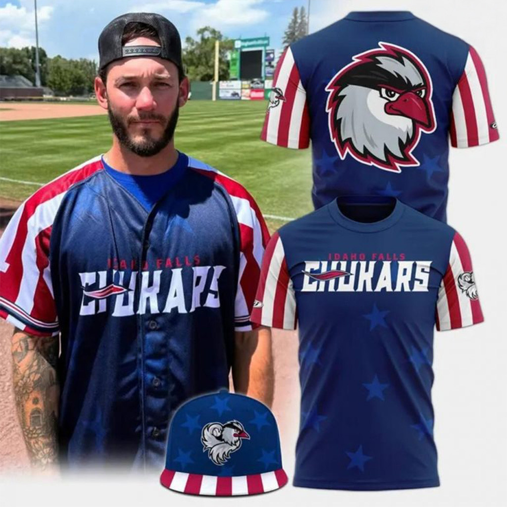 Idaho Falls Chukars Independence Day 2025 T-Shirt Fan Merch Good Gifts For Boyfriend-1