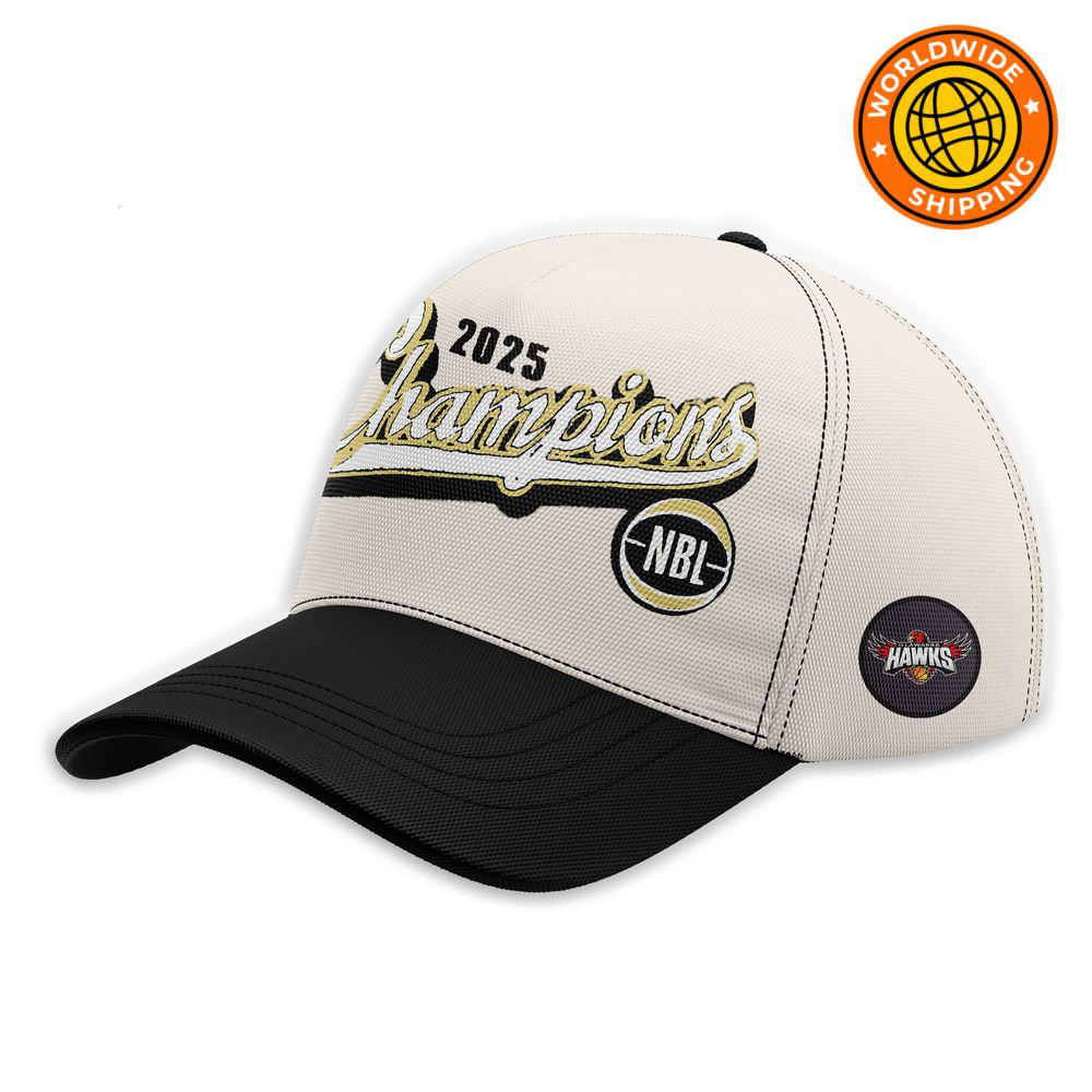 Illawarra Hawks NBL25 Finals Champions Hat Dad Gifts For Father's Day 2025-1