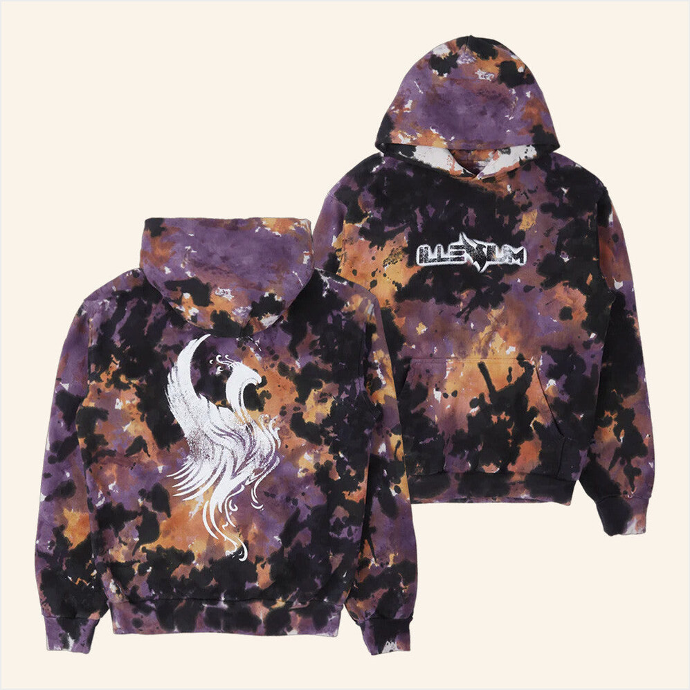 Illenium Merch Tie Dye Hoodie Gift Ideas For Boyfriend Birthday Gifts For Friends-1