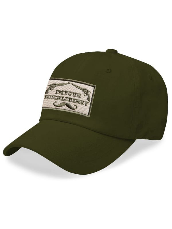 I'm Your Huckleberry Embroidered Hat Doc Holliday Hat Gun Lovers Gifts-1