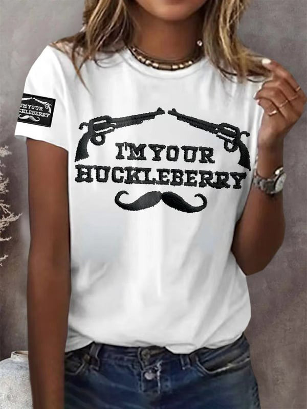 I'm Your Huckleberry T-Shirt For Women's Doc Holliday Shirt Gun Lovers Gifts-1
