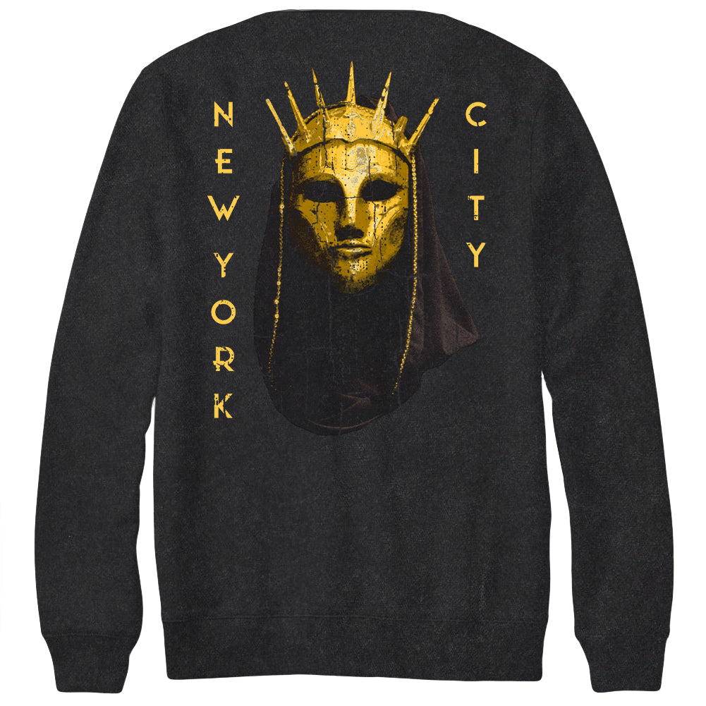 Imperial Triumphant Merch Distressed Mask Sweatshirt Imperial Triumphant Sweatshirt Father'S Day Gifts For Metal Music Lovers-1