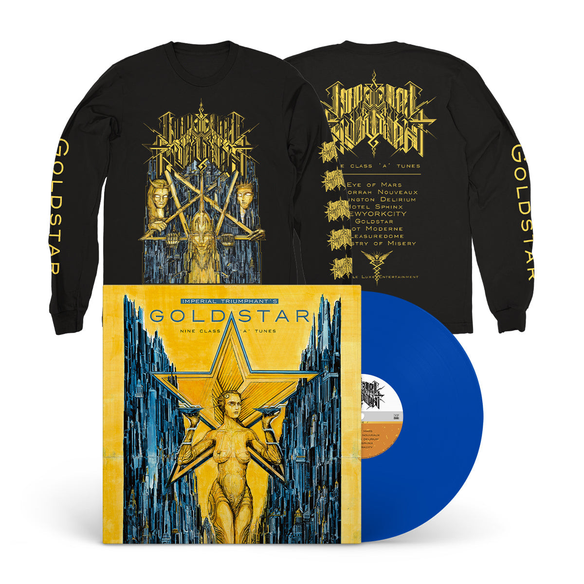 Imperial Triumphant Merch Goldstar Long Sleeve Shirt Imperial Triumphant Shirt Dad Gifts For Father's Day 2025-1