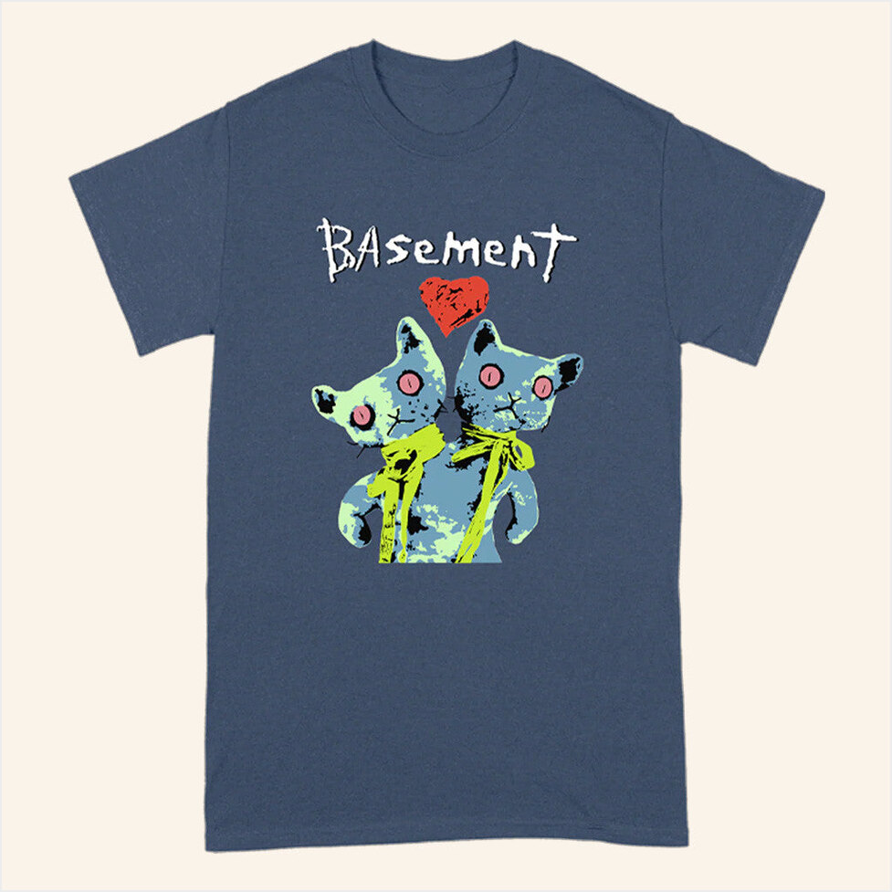 Imprint Merch Basement Siamese Cat T-Shirt Good Gifts For Boyfriend Birthday Gifts For Besties-1