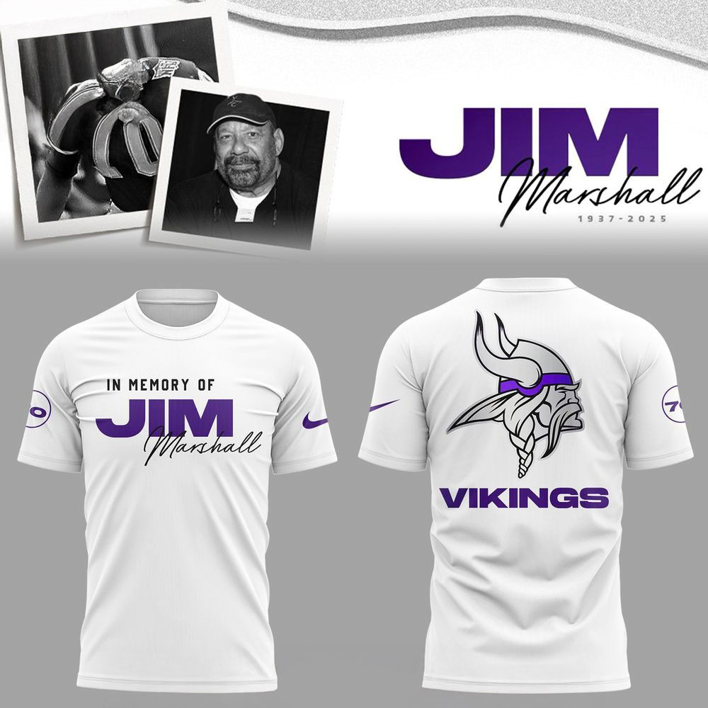 In Memory Of Jim Marshall T-Shirt Best Father's Day Special Gifts-1