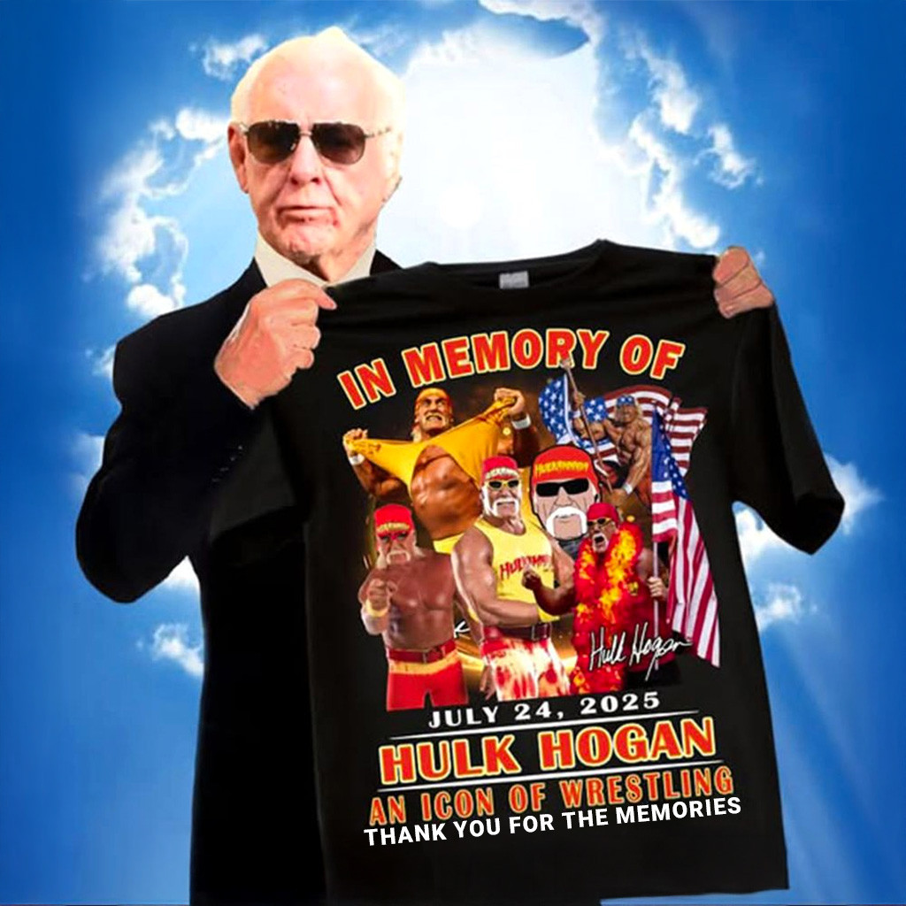 In Memory Of July 24 2025 Hulk Hogan An Icon Of Wrestling Thank You For The Memories T-Shirt-1