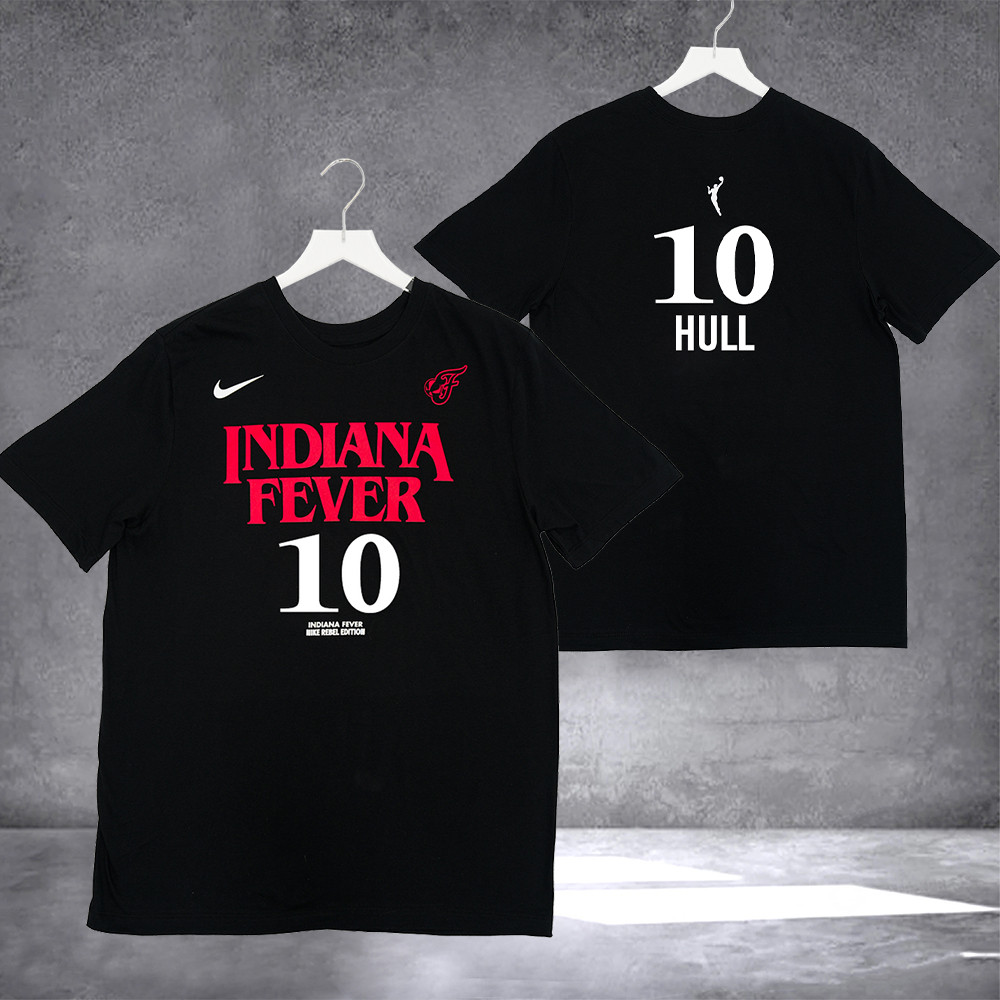 Indiana Fever 10 Lexie Hull Stranger Things Rebel Shirt Gift Ideas For Basketball Lovers-1