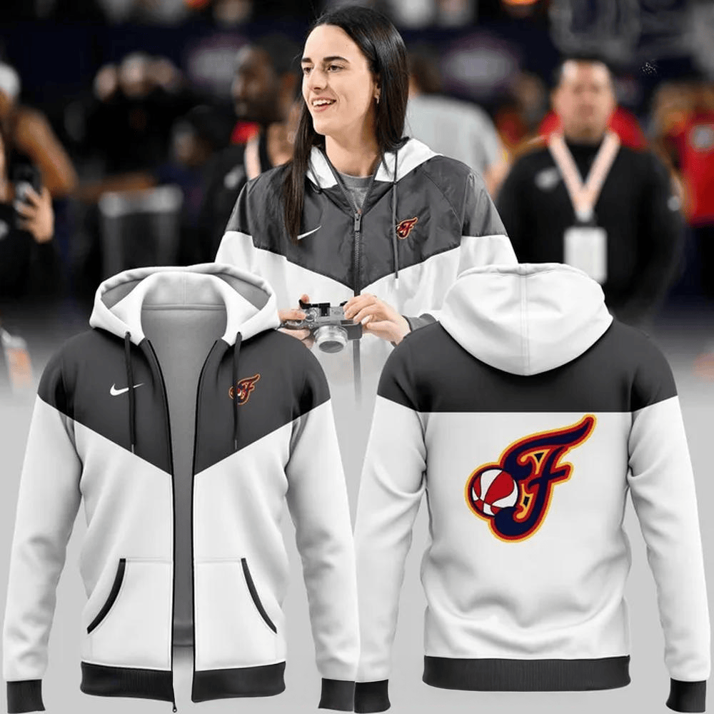 Indiana Fever 2025 Special Edition Nike Zip Hoodie Indiana Fever Merch Gifts For Basketball Fan-1