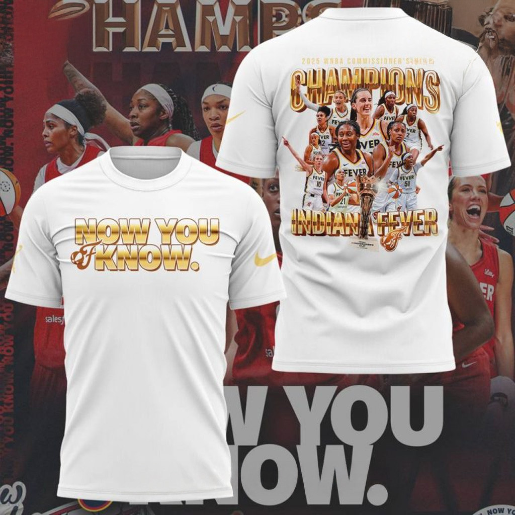 Indiana Fever 2025 WNBA Commissioner's Cup Shirt Indiana Fever Merch Fans Gift Ideas-1