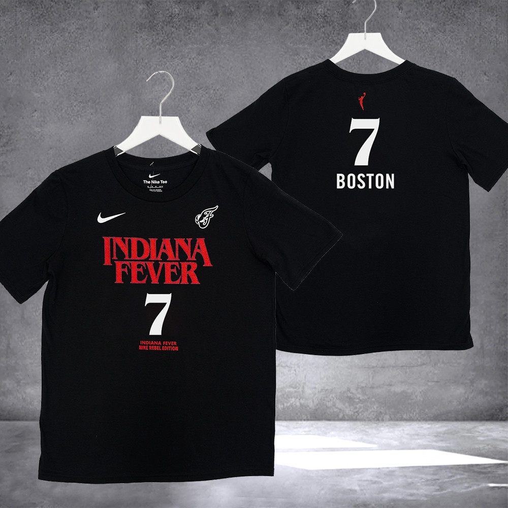 Indiana Fever 7 Aliyah Boston Stranger Things Shirt Gifts For The Basketball Enthusiast-1