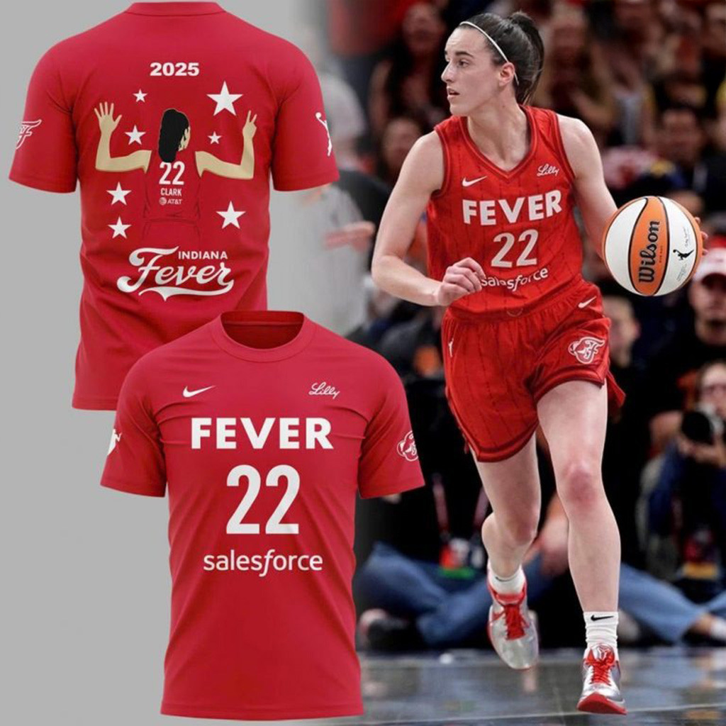Indiana Fever Caitlin Clark 22 Red Shirt Indiana Fever Merch Gifts For Basketball Fan-1 Indiana Fever Caitlin Clark 22 Red Shirt Indiana Fever Merch Gifts For Basketball Fan-1