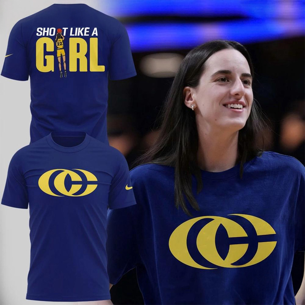 Indiana Fever Caitlin Clark Shoot Like A Girl Shirt Fan Merch Gift For Basketball Lover-1