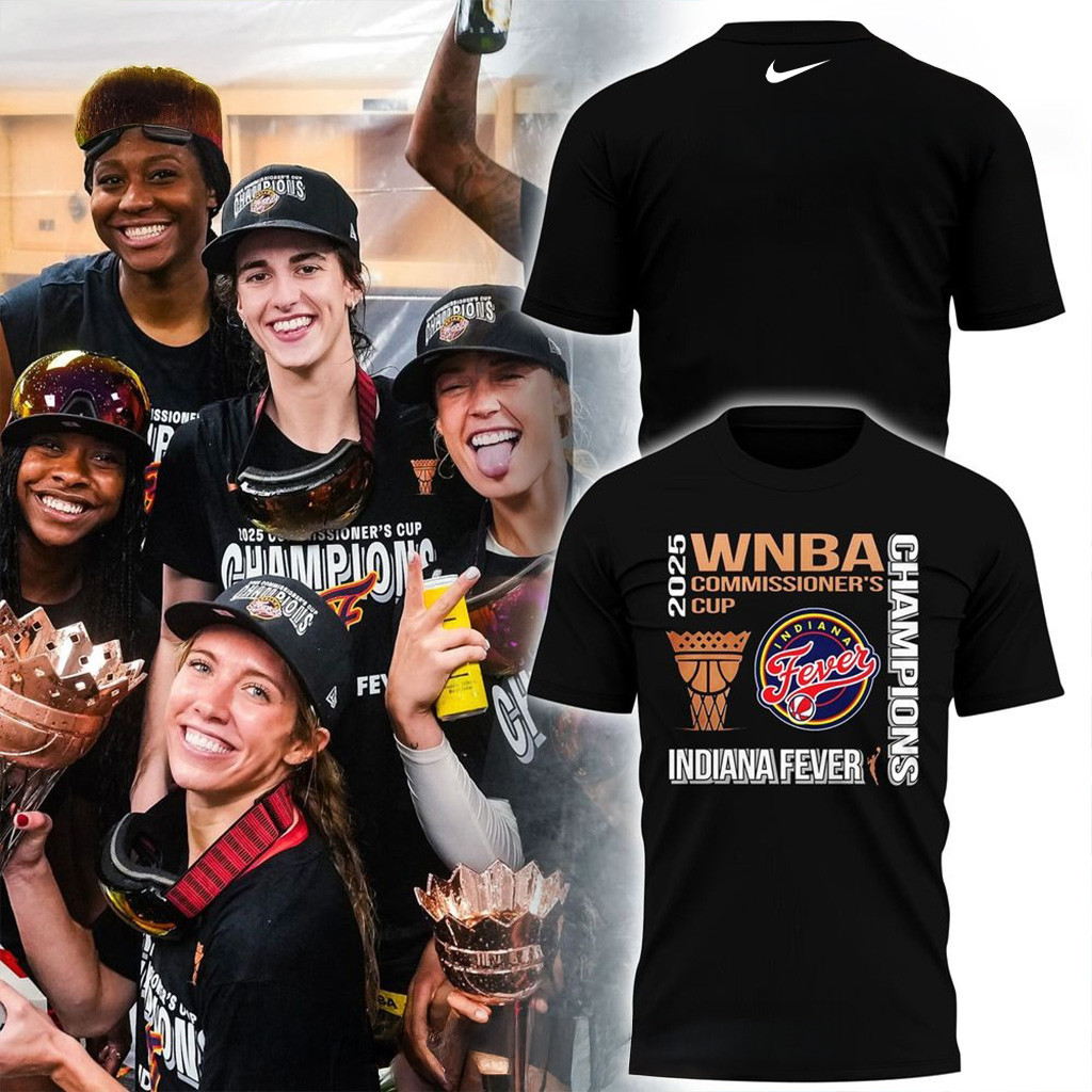 Indiana Fever Commissioners Cup Champions 2025 Shirt Indiana Fever Merch Gifts For Fans-1