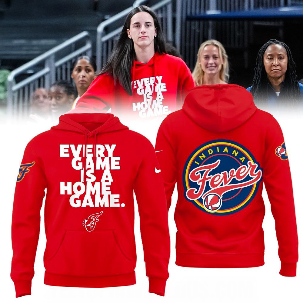 Indiana Fever Every Game Is A Home Game Hoodie Gifts For Basketball Fan-1