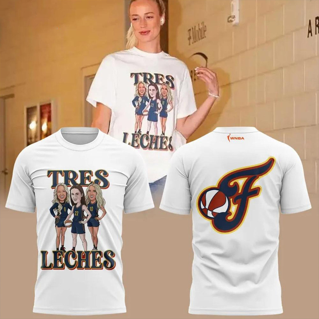 Indiana Fever Tres Leches T-Shirt Basketball Fan Gift Ideas-1