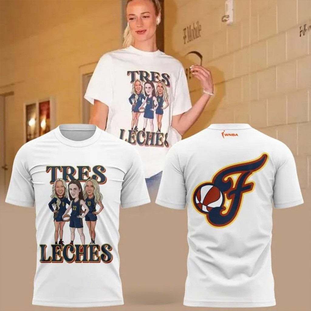 Indiana Fever Tres Leches T-Shirt Indiana Fever Merch Gifts For Mom-1