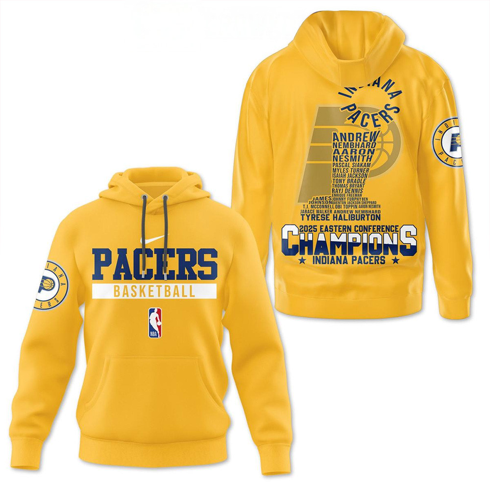 Indiana Pacers 2025 Eastern Conference Champions Hoodie Indiana Pacers Merch Gifts For Fans-1