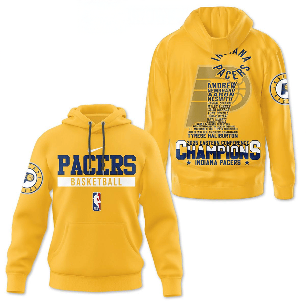 Indiana Pacers 2025 Eastern Conference Champions Hoodie Indiana Pacers Merch Gifts For Fans-1