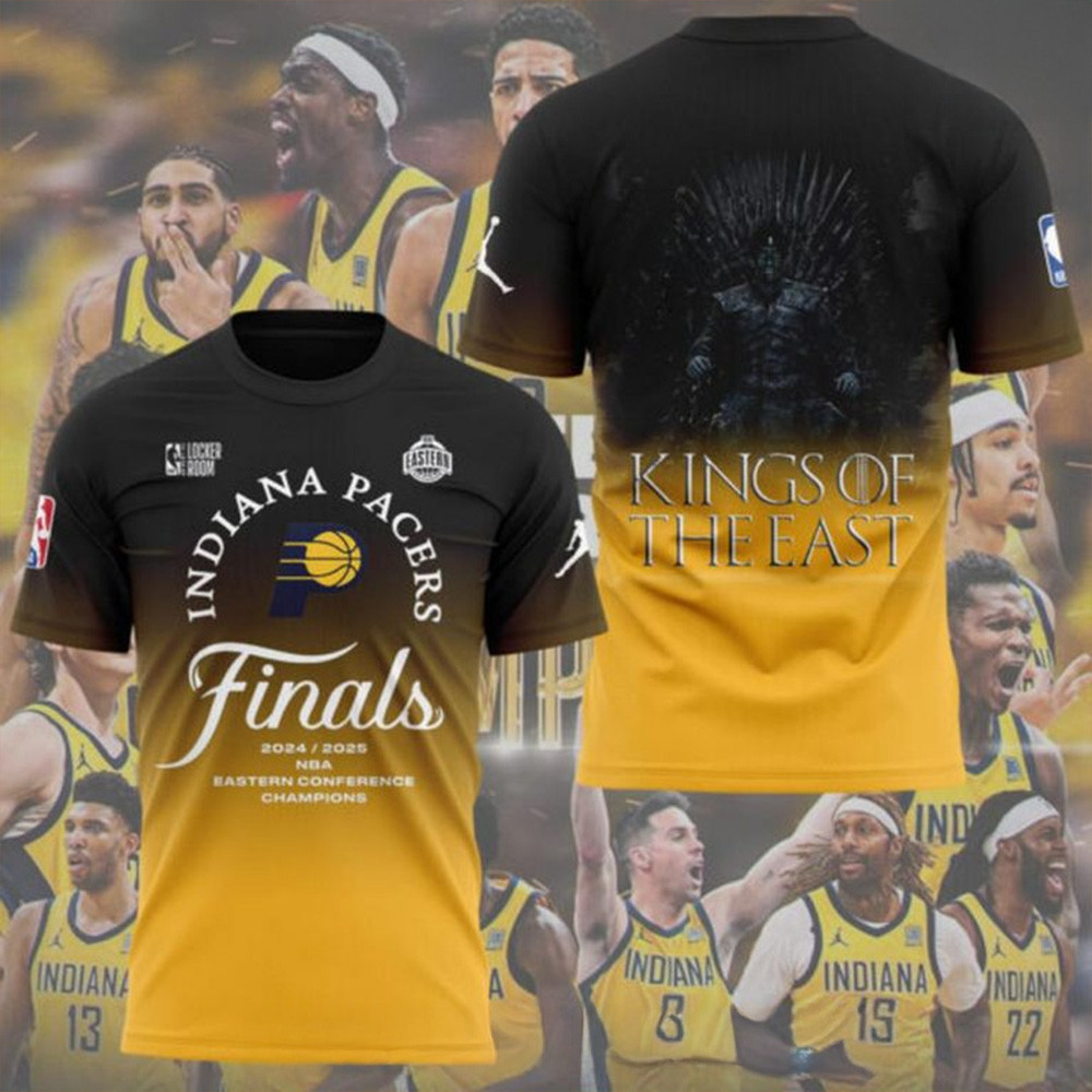 Indiana Pacers 2025 Eastern Conference Finals T-Shirt Indiana Pacers Merch Fans Gifts-1