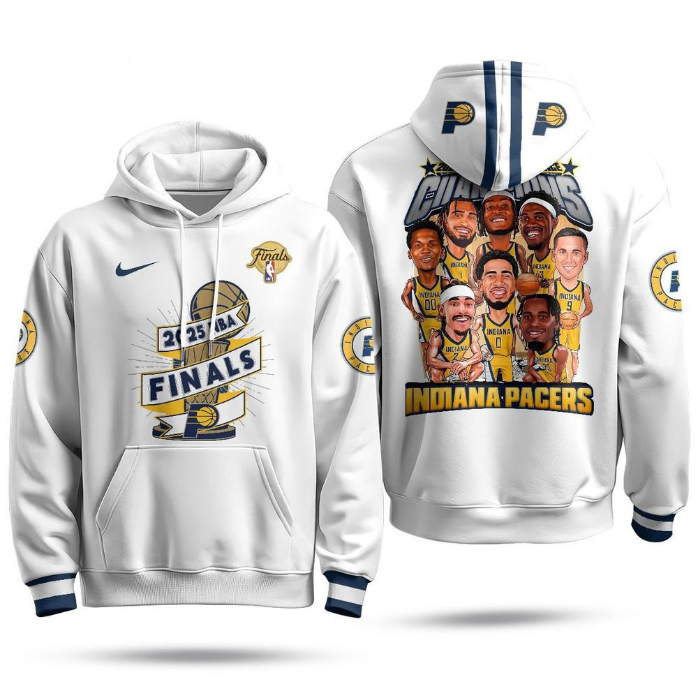 Indiana Pacers 2025 NBA Finals Legends Special Edition Hoodie Indiana Pacers Merch Men's-1