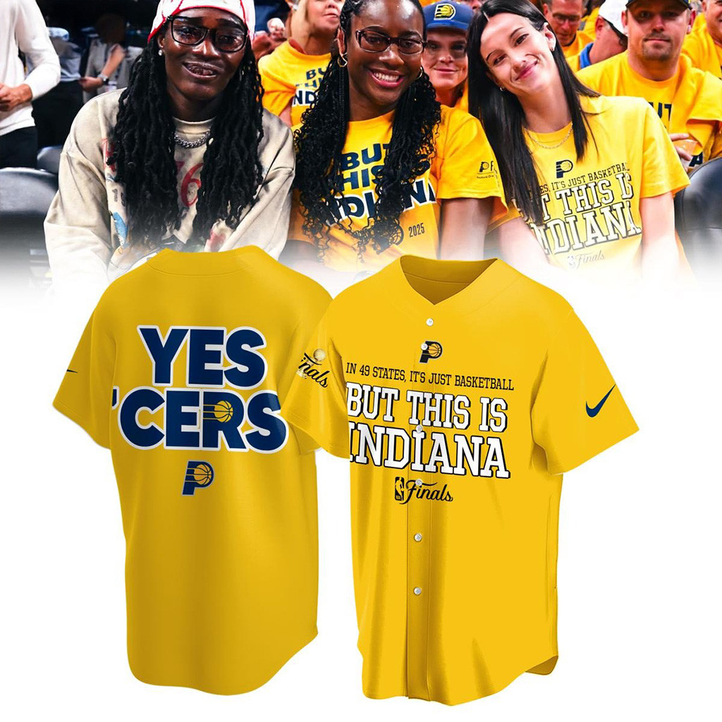 Indiana Pacers Yes Cers But This Is Indiana NBA Finals 2025 Baseball Jersey Indiana Pacers Merch-1