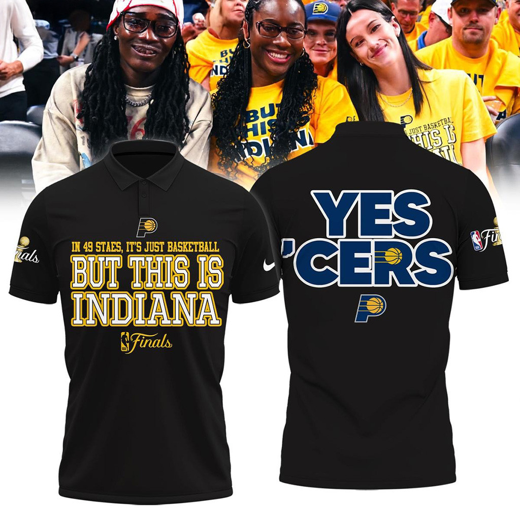 Indiana Pacers Yes Cers But This Is Indiana NBA Finals 2025 Polo Shirt Pacers Merch Dad Gifts-1