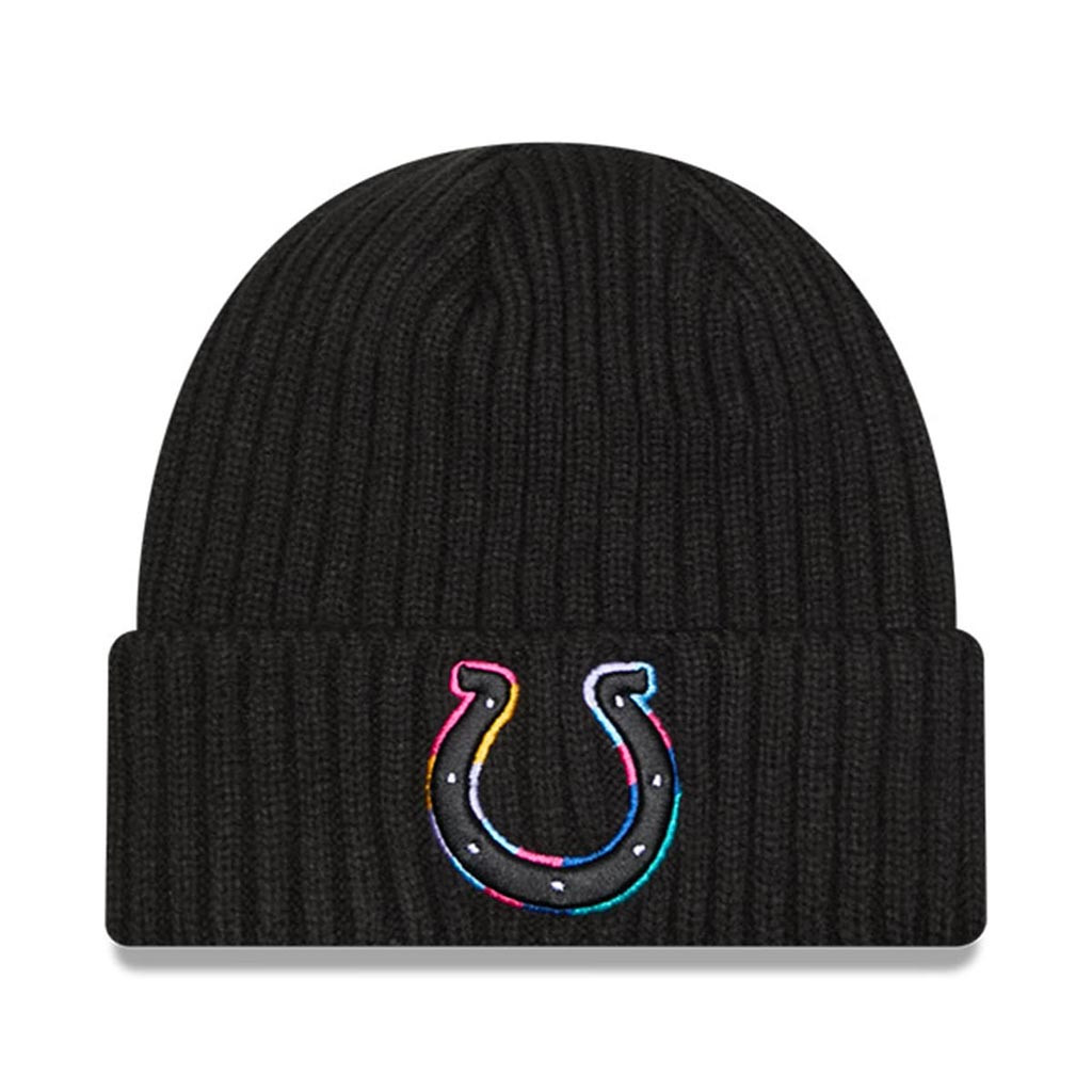 Indianapolis Colts Crucial Catch NFL Beanie 2025 Rainbow Colts Merch Gift Ideas For Husband-1