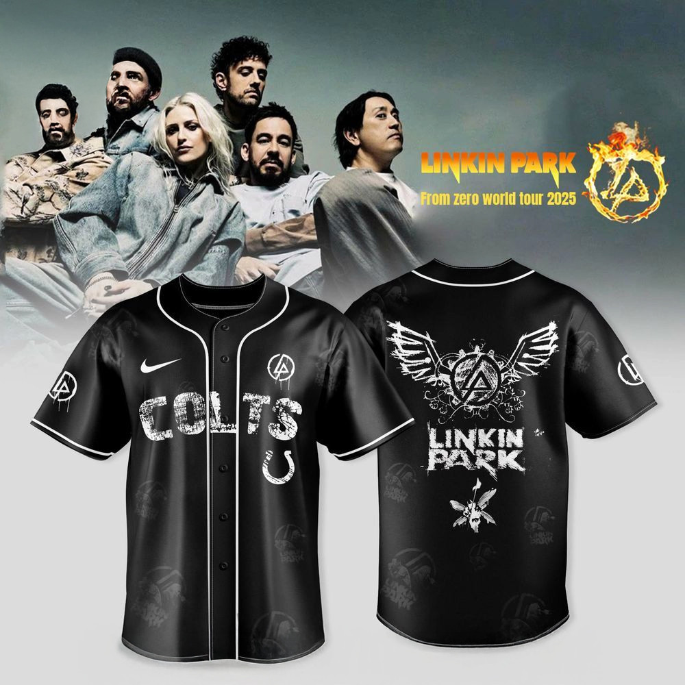 Indianapolis Colts X Linkin Park From Zero World Tour 2025 Jersey Colts Merch Best Gifts For Dad-1