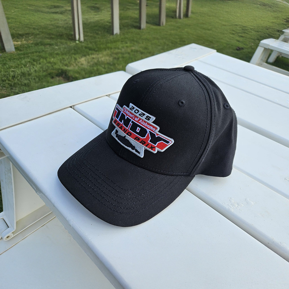 Indy Car Merch 2025 Children's Of Alabama Indy Grand Prix Event Hat Black Gifts For Husband-1