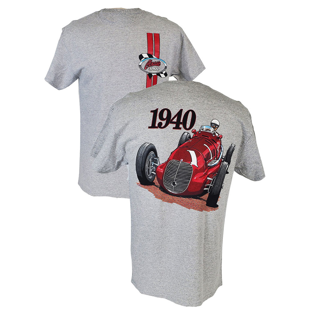 Indy Car Merch Classic Speed 1940 Wilbur Shaw Shirt Gifts For Father's Day From Son-1
