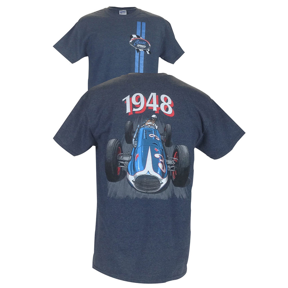 Indy Car Merch Classic Speed 1948 Mauri Rose Shirt Father's Day Presents For Husband-1