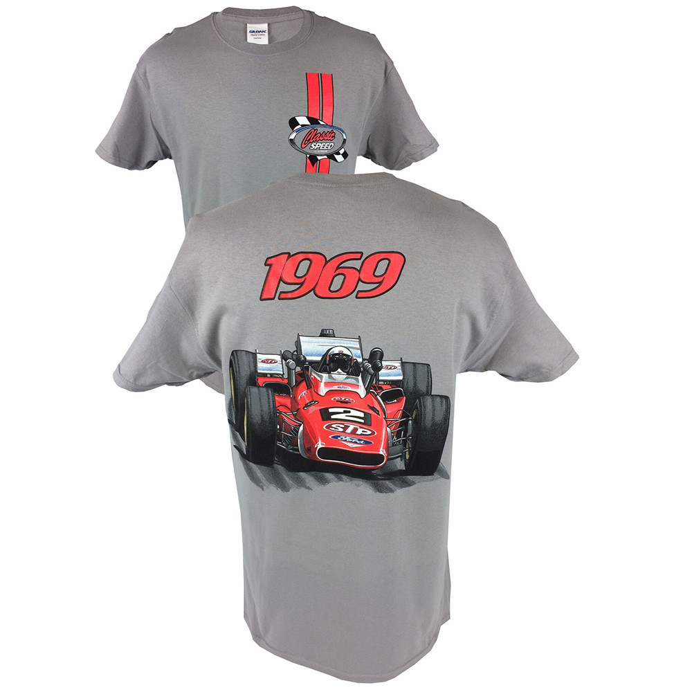 Indy Car Merch Classic Speed 1969 Mario Andretti Shirt Father's Day Presents From Daughter-1