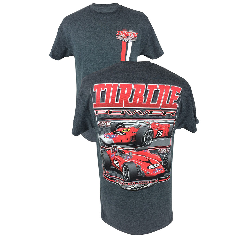 Indy Car Merch Turbine Power T-Shirt Good Father's Day Gifts For Racing Lovers-1