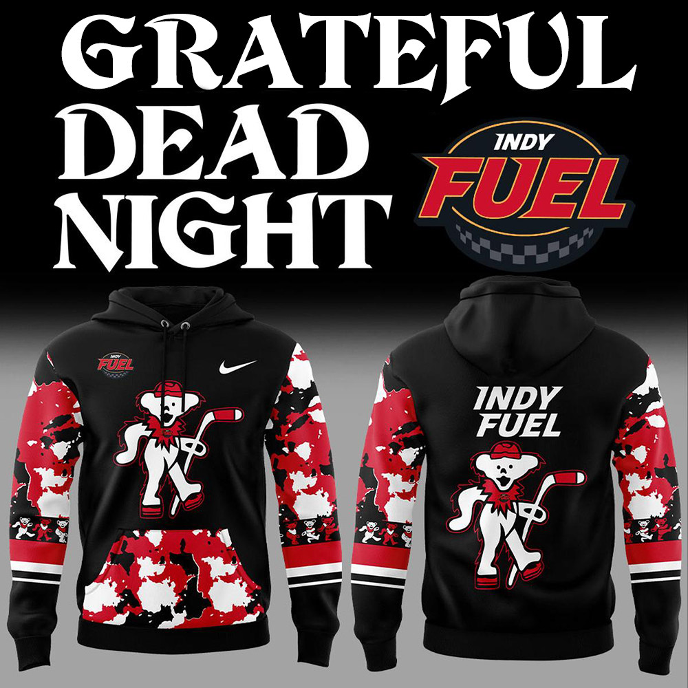 Indy Fuel Grateful Dead Night 2024 Hockey Time Hoodie Gift Ideas For Hockey Fans-1 Indy Fuel Grateful Dead Night 2024 Hockey Time Hoodie Gift Ideas For Hockey Fans-1