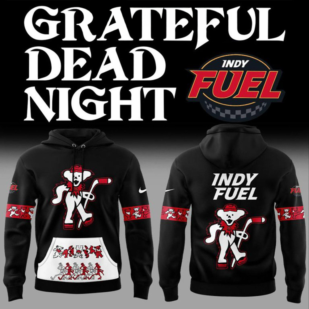 Indy Fuel Memories Grateful Dead Night 2024 Hockey Time Hoodie Gifts For Ice Hockey Fans-1