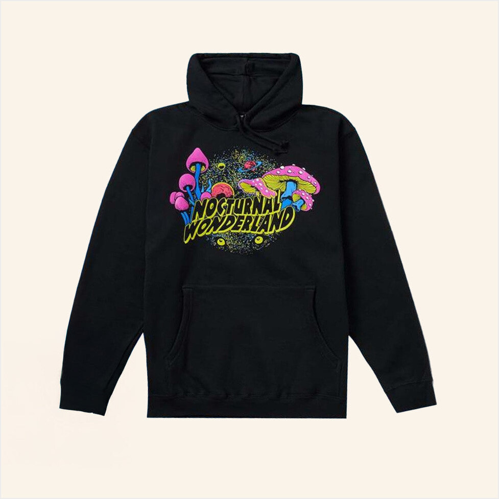 Insomniac Merch Nocturnal Wonderland Galaxy Trip Hoodie Best Birthday Gift For Husband-1