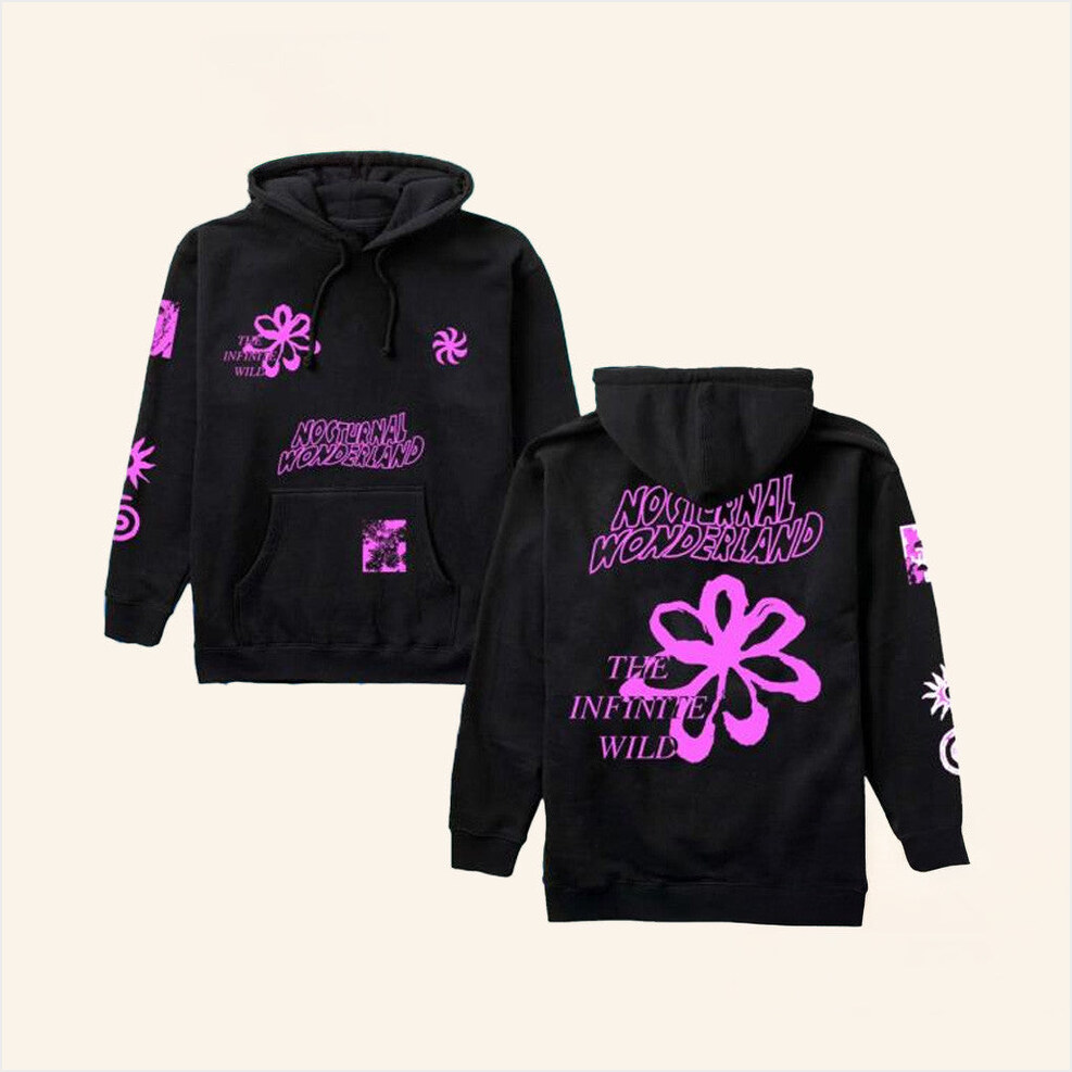 Insomniac Merch Nocturnal Wonderland Infinite Wild Hoodie Best Birthday Birthday Gift For Him-1