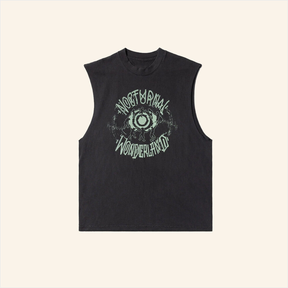 Insomniac Merch Nocturnal Wonderland Night Eyes Muscle Tank Gifts For Him Gifts For BFF-1