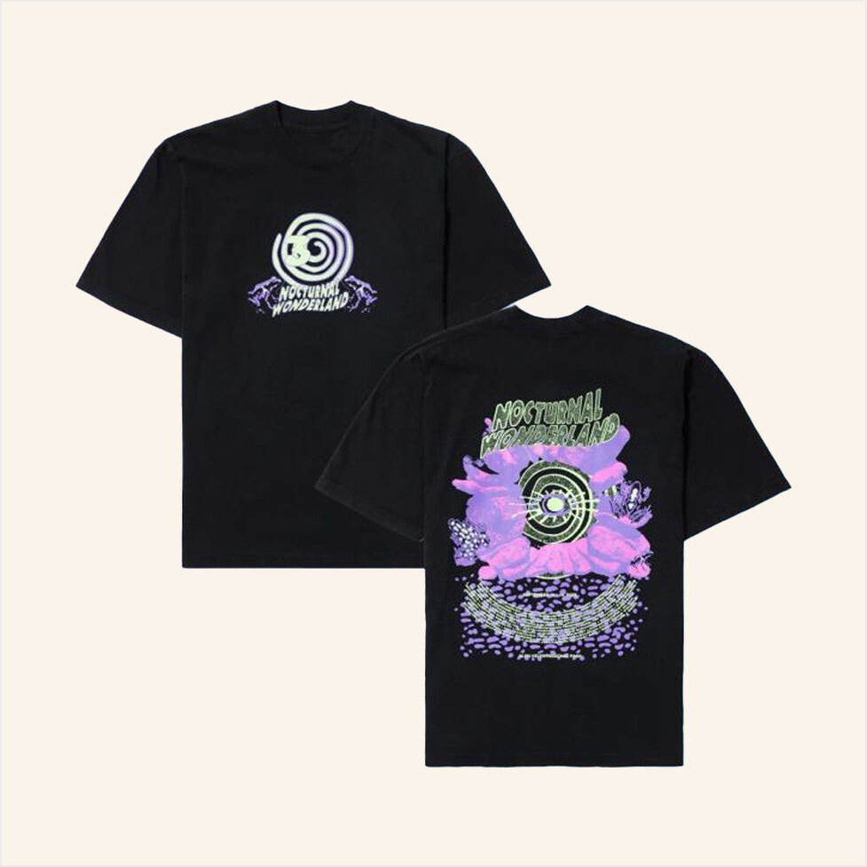 Insomniac Merch Nocturnal Wonderland Wetlands Rhythm Shirt Present For Husband Gifts For Fans-1