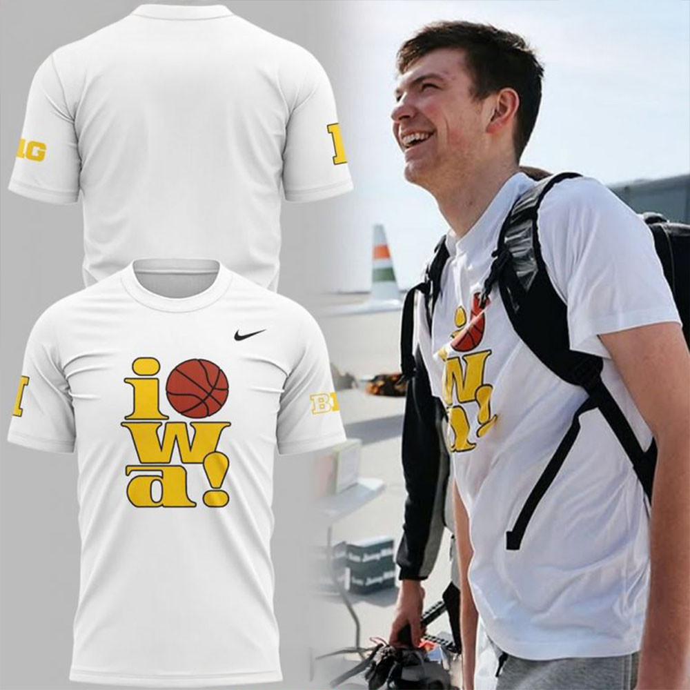 Iowa Hawkeyes Basketball 2025 Nike T-Shirt First Fathers Day Gift Ideas-1