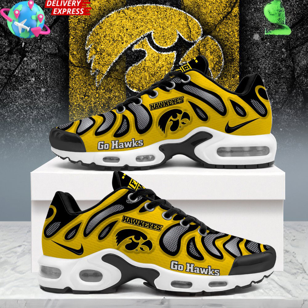 Iowa Hawkeyes Go Hawks Nike Air Max Plus Shoes Iowa Hawkeyes Merch Top 10 Father's Day Gifts-1